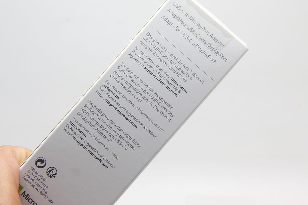 微软surface USB-C转DP雷电34全功能C手机平板外接DP显示器4k高刷 1859 微软surface USB-C转DP雷电34全功能C手机平板外接DP显示器4k高刷 1859