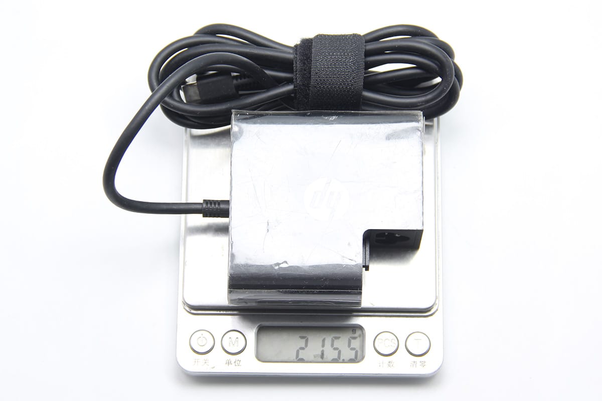 惠普多电压65瓦USB-C旅行TYPE-C电源充电适配器PD3.0 5V 3A/9V 3A/10V 5A/12V 5A/15V 4.33A/20V 3.25A