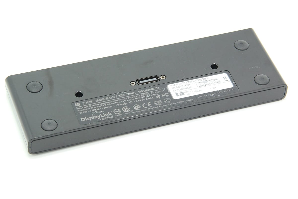 惠普笔记本扩展USB2.0接驳基座扩展坞站dock USB外置声网显卡hstnn-q05x