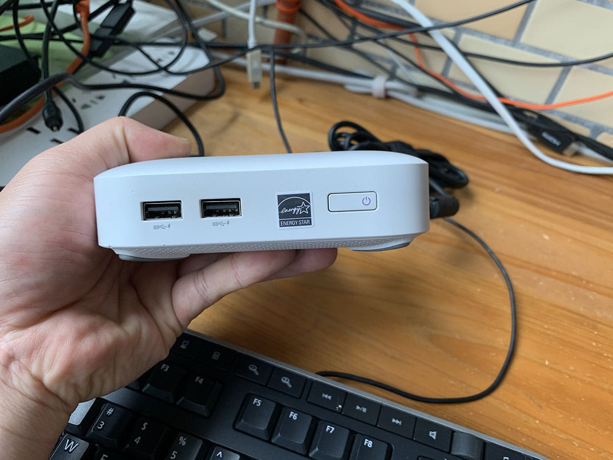 惠普HP TPN-Q150小电脑 htpc chrome系统 双核 2G内存 8G存储