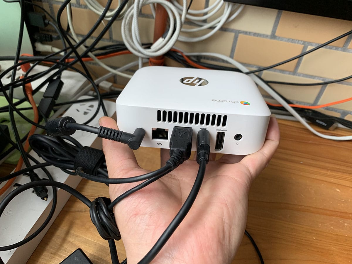 惠普HP TPN-Q150小电脑 htpc chrome系统 双核 2G内存 8G存储