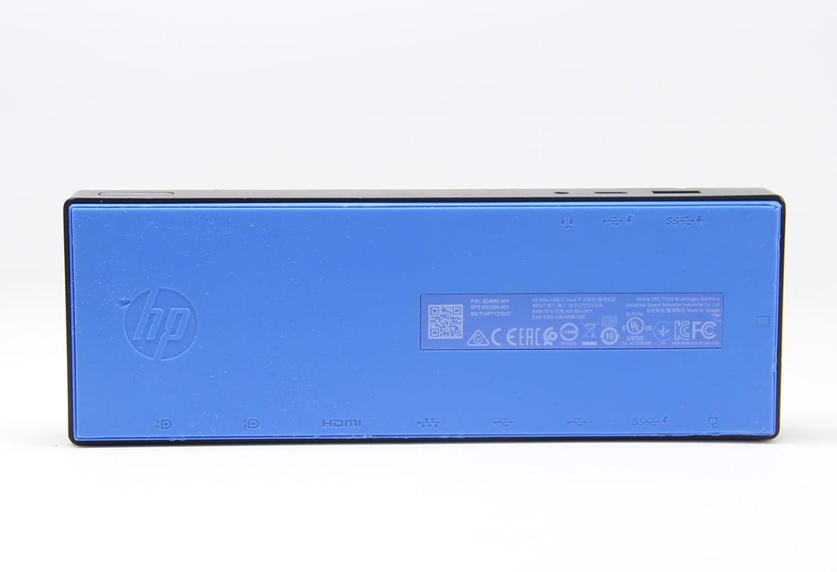 惠普HP USB-C Dock G4 3FF69UT 雷电3扩展坞dock 外接多显示器反向充电USB网卡