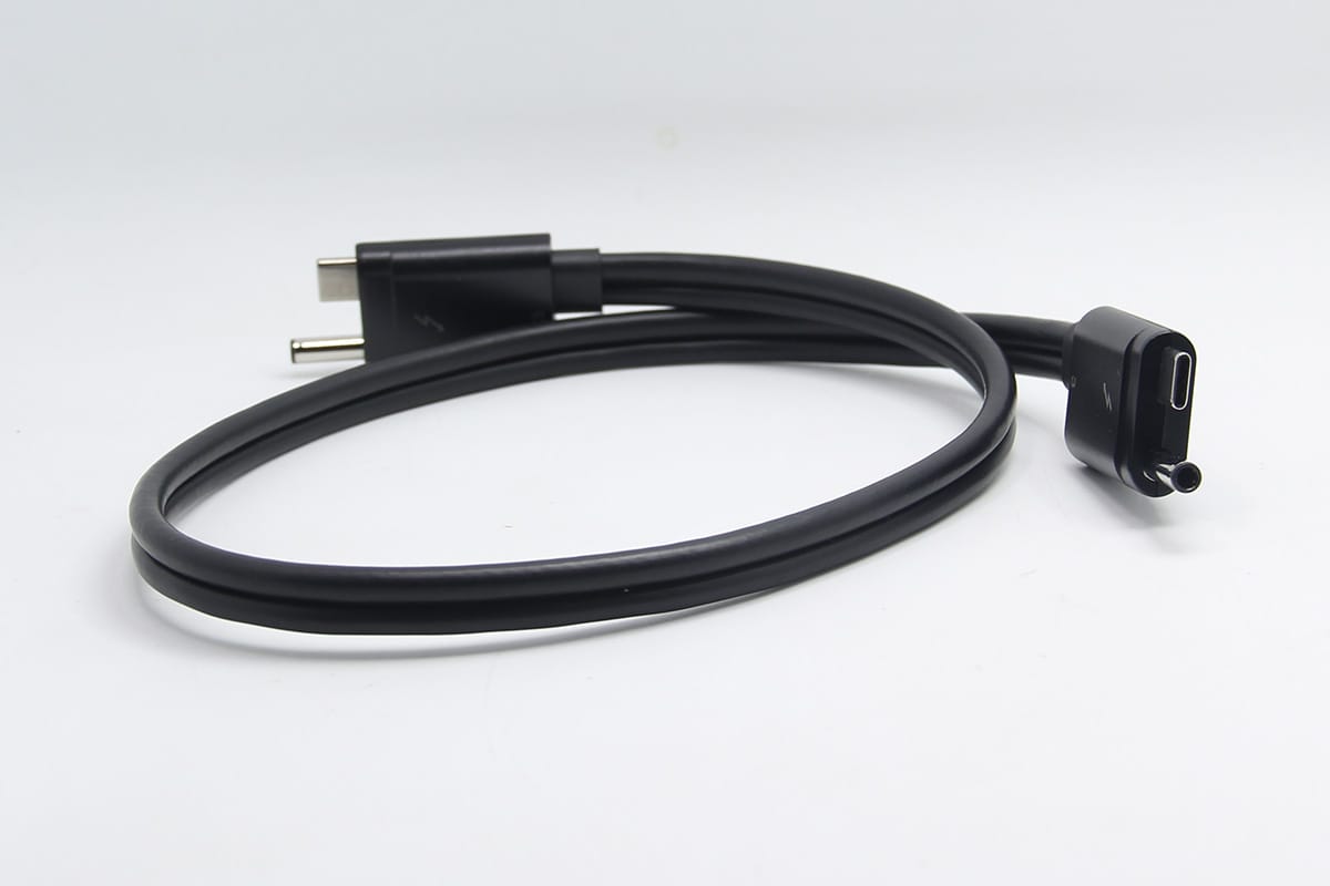 惠普Thunderbolt3 power cable 霹雳3 雷电3 HP HSTNN-CX01 扩展坞专用 ZBook Elite 连接线 电源线 数据线 DC供电40Gbps