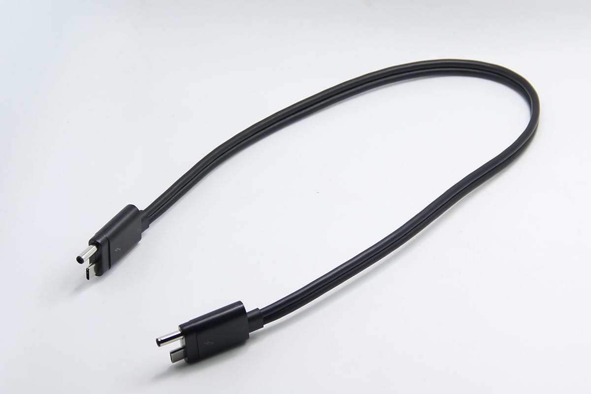 惠普Thunderbolt3 power cable 霹雳3 雷电3 HP HSTNN-CX01 扩展坞专用 ZBook Elite 连接线 电源线 数据线 DC供电40Gbps