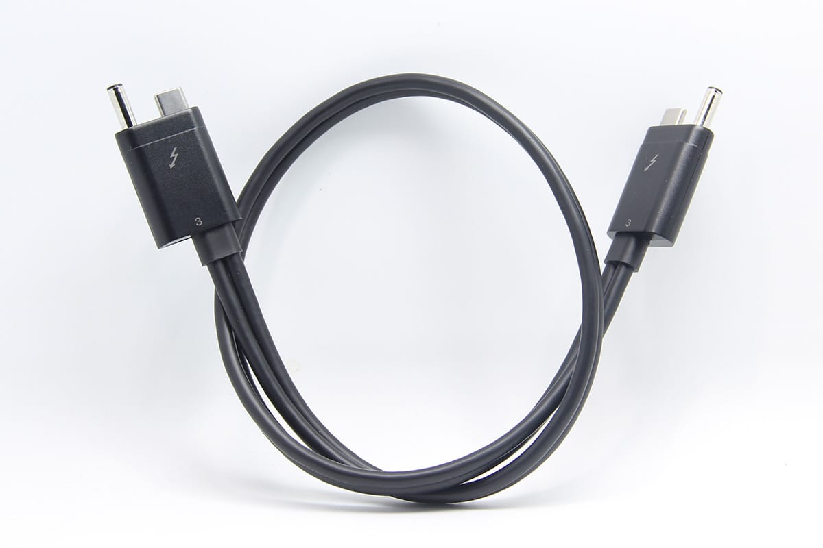 惠普Thunderbolt3 power cable 霹雳3 雷电3 HP HSTNN-CX01 扩展坞专用 ZBook Elite 连接线 电源线 数据线 DC供电40Gbps