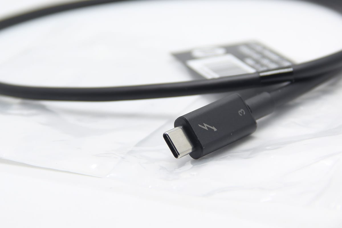 惠普Thunderbolt3 power cable 霹雳3 雷电3 HP HSTNN-CX01 扩展坞专用 ZBook Elite 连接线 电源线 数据线 DC供电40Gbps