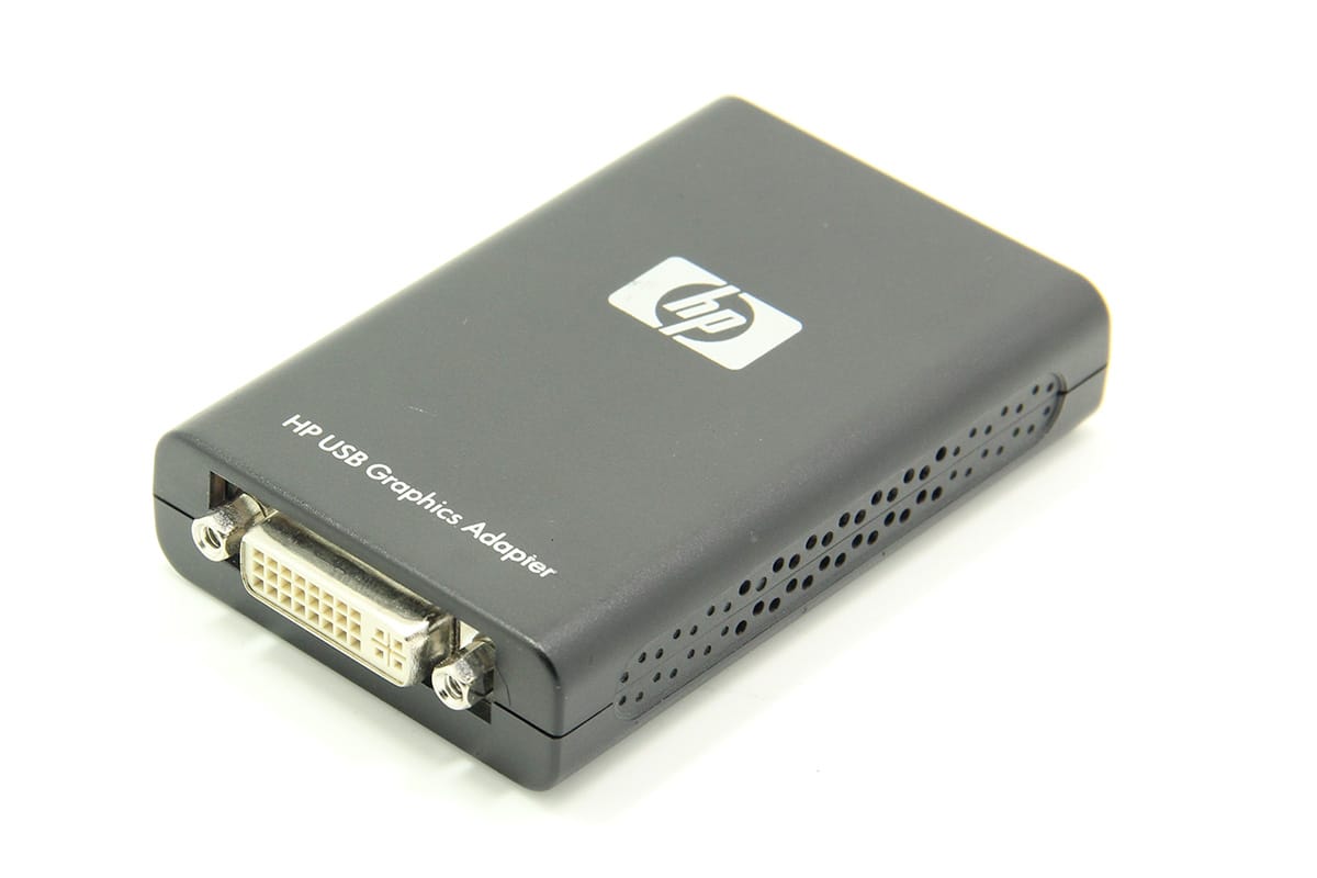 惠普USB外置显卡 HP USB TO DVI VGA显卡DisplayLink DL-165技术多屏炒股看盘显示