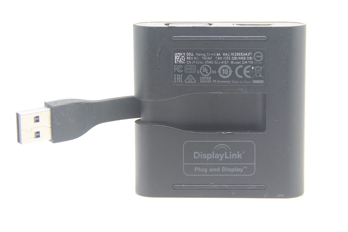 戴尔DA100 USB3.0转HDMI/VGA 千兆网卡 DA100 V4X3P 适配转换器扩展坞 戴尔DA100 USB3.0转HDMI/VGA 千兆网卡 DA100 V4X3P 适配转换器扩展坞