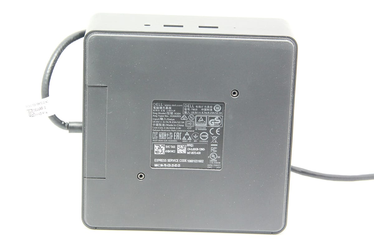 戴尔Latitude XPS12 13 15 TB15 USB 4K Type-C 雷电3多扩展坞站