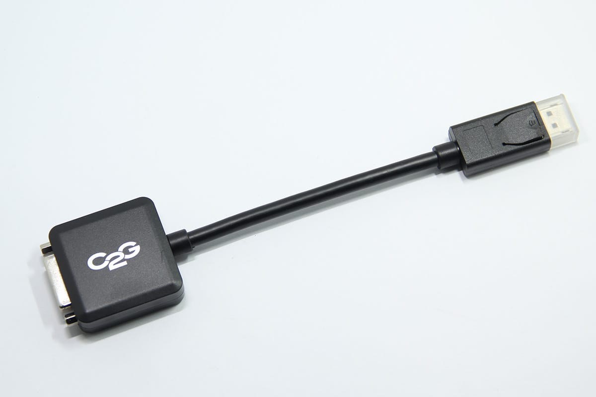 新到货C2G原装进口dp转dvi 8in dp m to dvi f blk视频转dvi视频线高清信号
