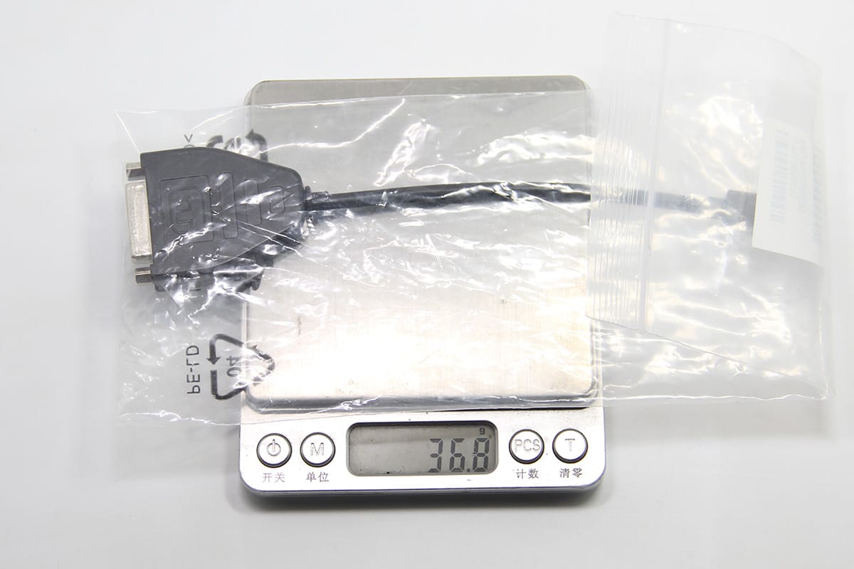 新到货原装全新联想迷你dp转dvi 雷电转dvi视频信号转接线03x6595