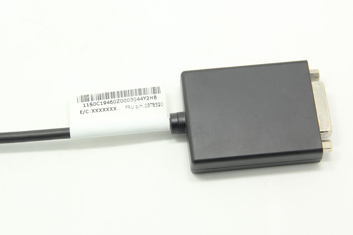 新到货原装联想迷你dp转dvi高清视频信号转接线显示器minidp to dvi 0C19460 lc pn：31502759