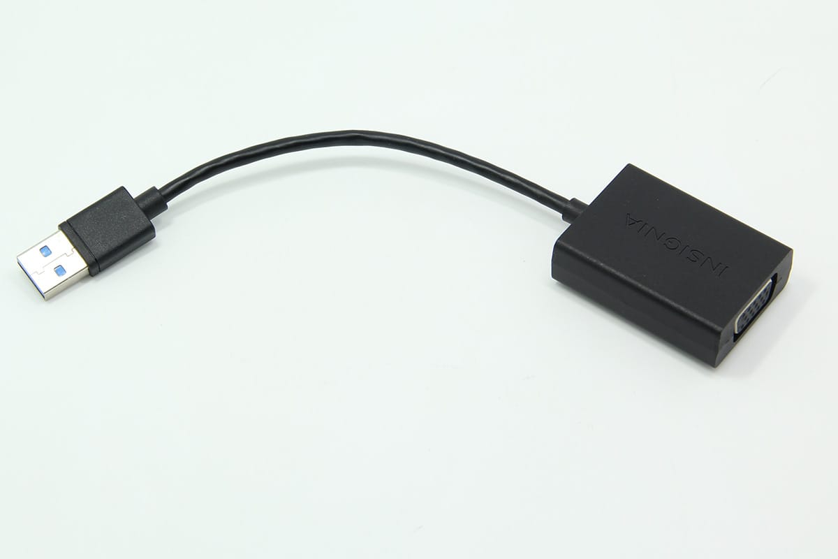 新到货美国Insignia影雅NS-PU95203 USB外置显卡3.0转VGA多屏炒股适配器