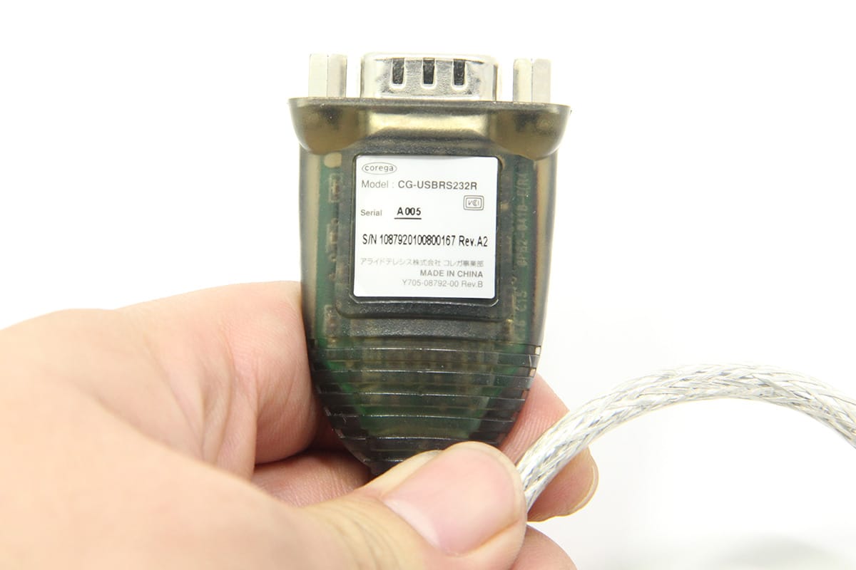 最新到货日本进口 corega cg-usbrs232r usb转串口线com口DB9九针串口线