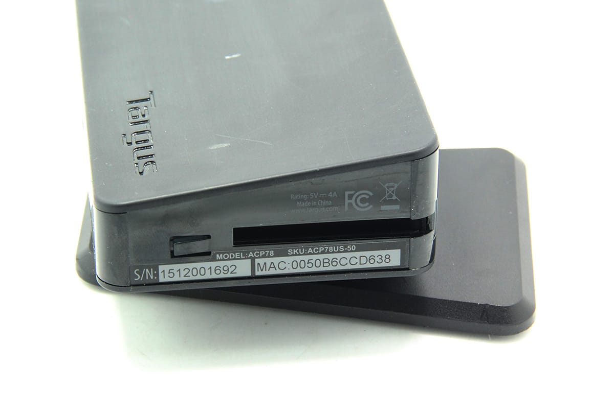 泰格斯 Targus USB3.0台式机笔记本平板电脑win os x 系统扩展坞外置声卡显卡网卡 ACP78 US-50
