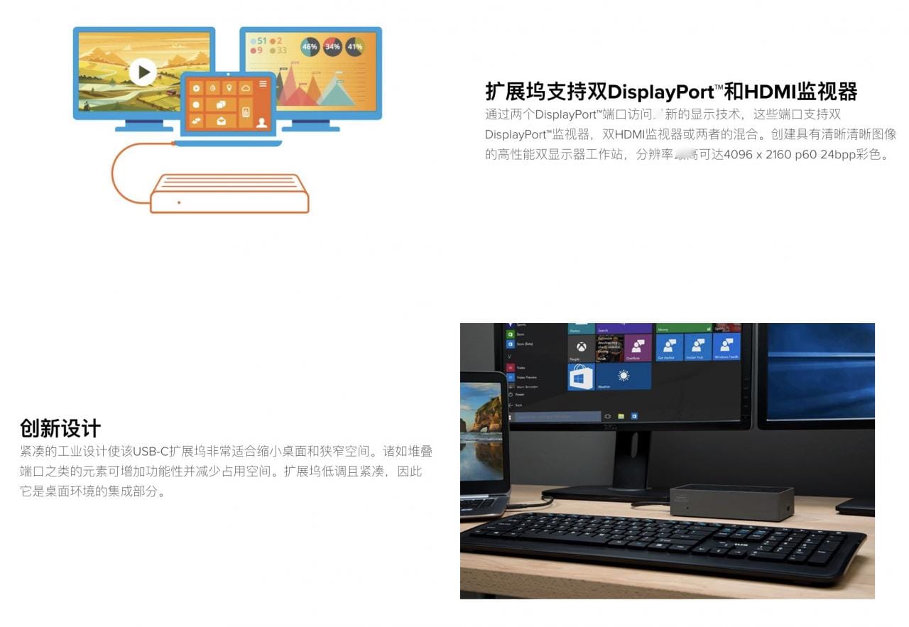 美国泰格斯 targus DOCK190USZ 笔记本电脑外接双屏4K 60hz网卡100瓦PD供电通用扩展坞 美国泰格斯 targus DOCK190USZ 笔记本电脑外接双屏4K 60hz网卡100瓦PD供电通用扩展坞