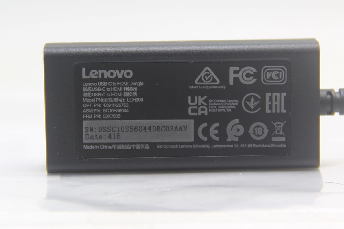 联想 03X7605 全功能USB-C雷电3 4转HDMI2.0b 4k 60hz手机平板电脑外接电视4X90R61022 GX90R61025 GX90R61026 联想 03X7605 全功能USB-C雷电3 4转HDMI2.0b 4k 60hz手机平板电脑外接电视4X90R61022 GX90R61025 GX90R61026