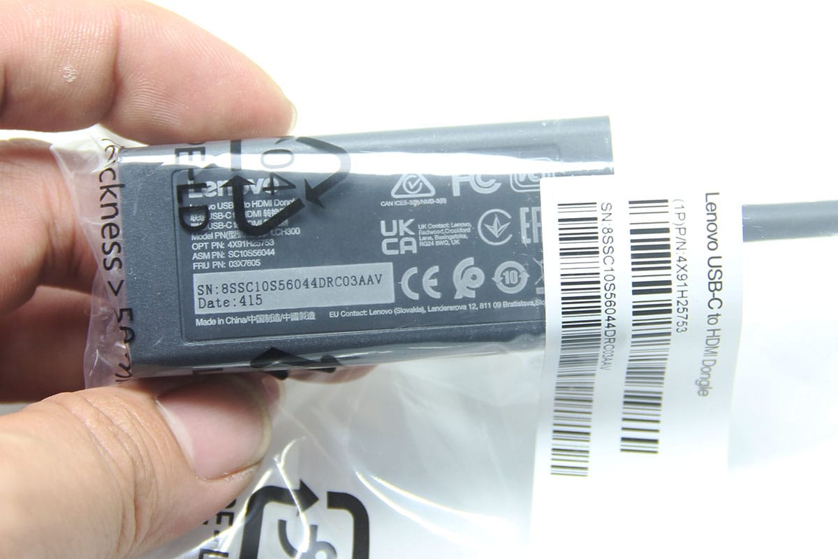 联想 03X7605 全功能USB-C雷电3 4转HDMI2.0b 4k 60hz手机平板电脑外接电视4X90R61022 GX90R61025 GX90R61026 联想 03X7605 全功能USB-C雷电3 4转HDMI2.0b 4k 60hz手机平板电脑外接电视4X90R61022 GX90R61025 GX90R61026