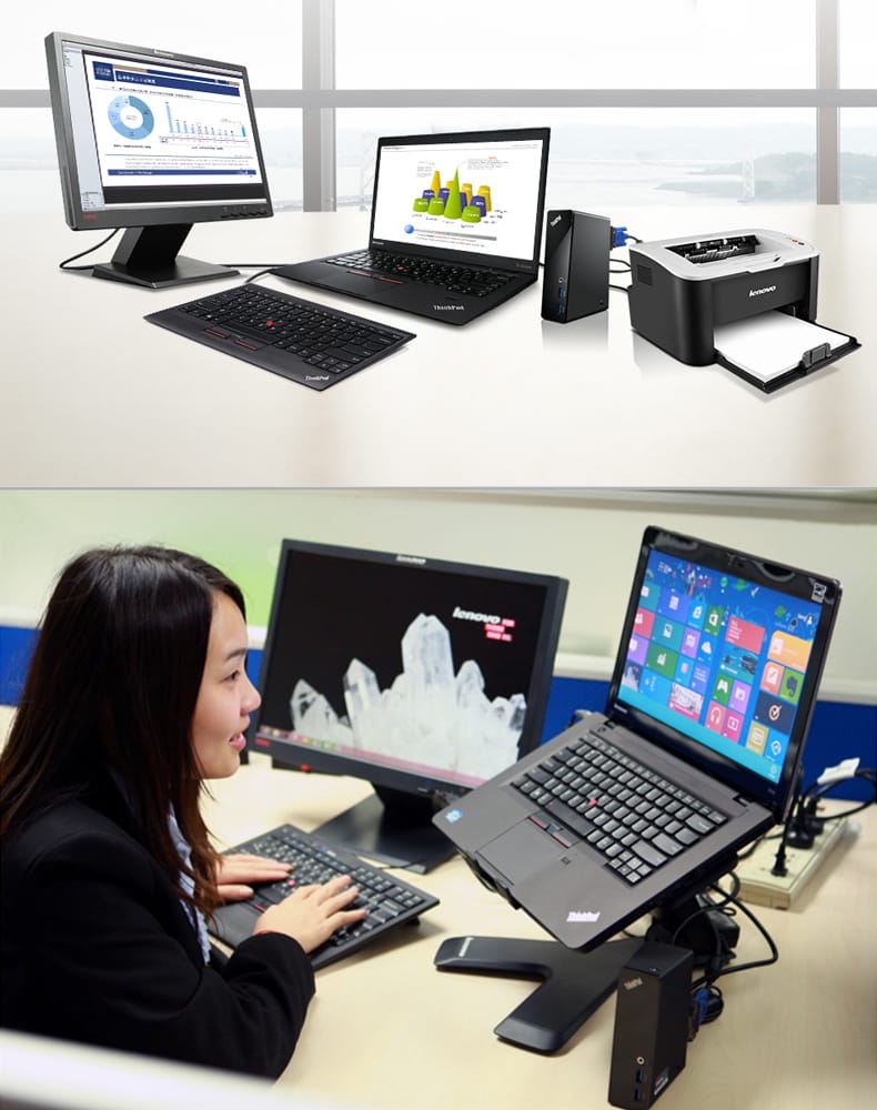 联想 ThinkPad OneLink 桌面扩展坞 X1外接显示器网卡投影集线器 4X10A06125