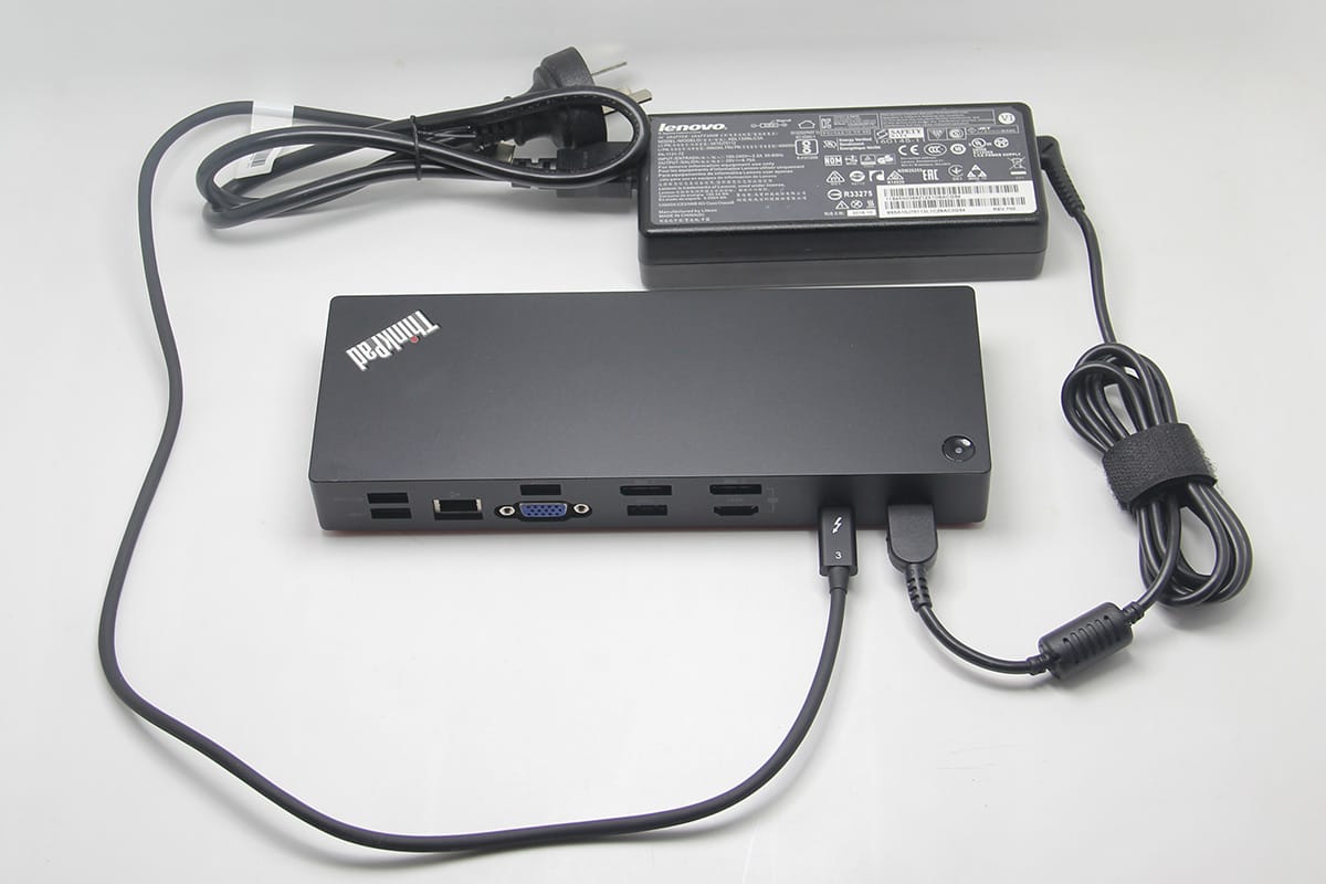 联想40AC dock ThinkPad雷电3dock扩展坞X1 T480S等通用型thunder bolt3坞站 兼容Mac苹果电脑