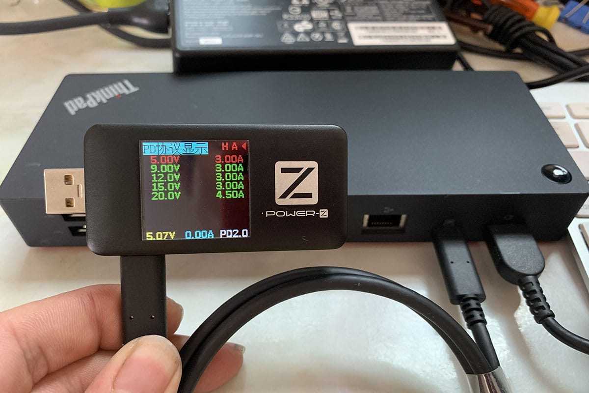 联想ThinkPad USB-C雷电3 Dock桌面型扩展坞WIN苹果系统接4K多屏 40AF Lenovo DUD9011D1