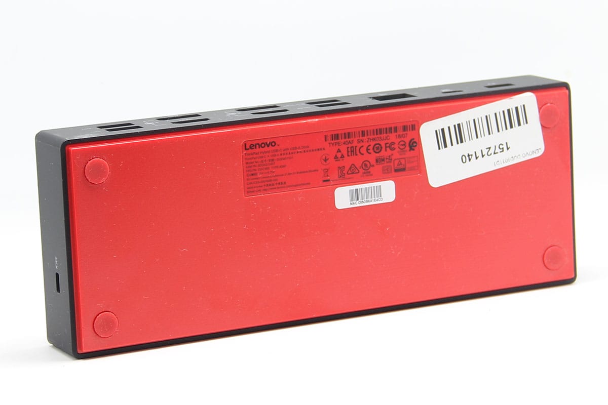 联想ThinkPad USB-C雷电3 Dock桌面型扩展坞WIN苹果系统接4K多屏 40AF Lenovo DUD9011D1