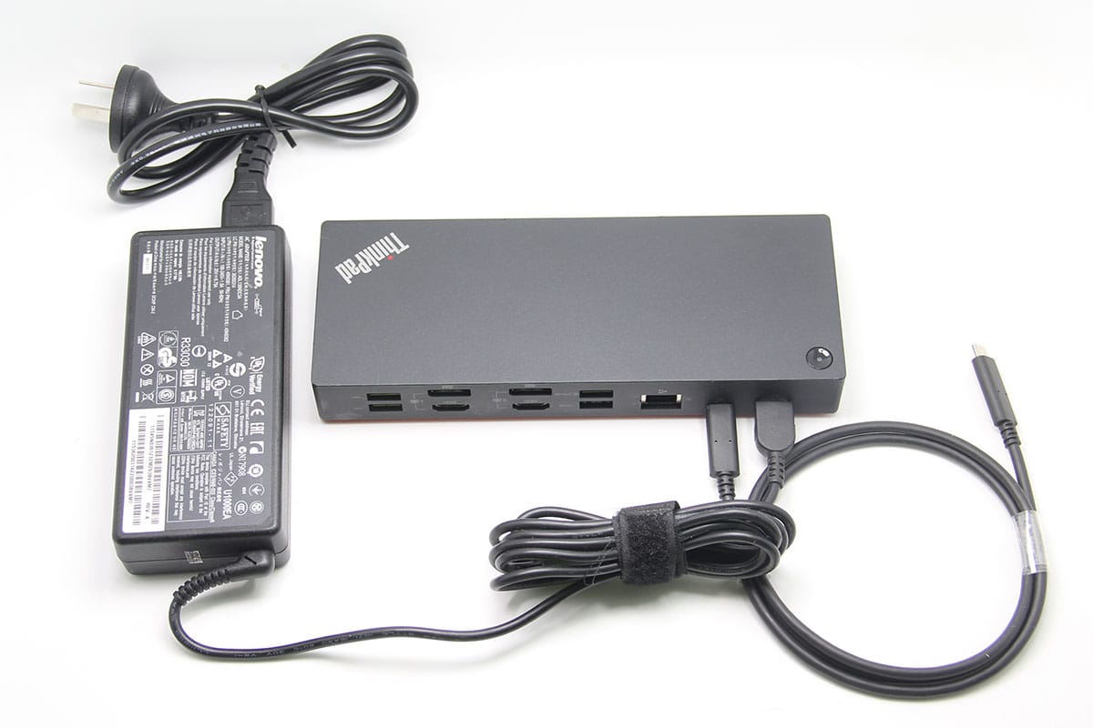 联想ThinkPad USB-C雷电3 Dock桌面型扩展坞WIN苹果系统接4K多屏 40AF Lenovo DUD9011D1