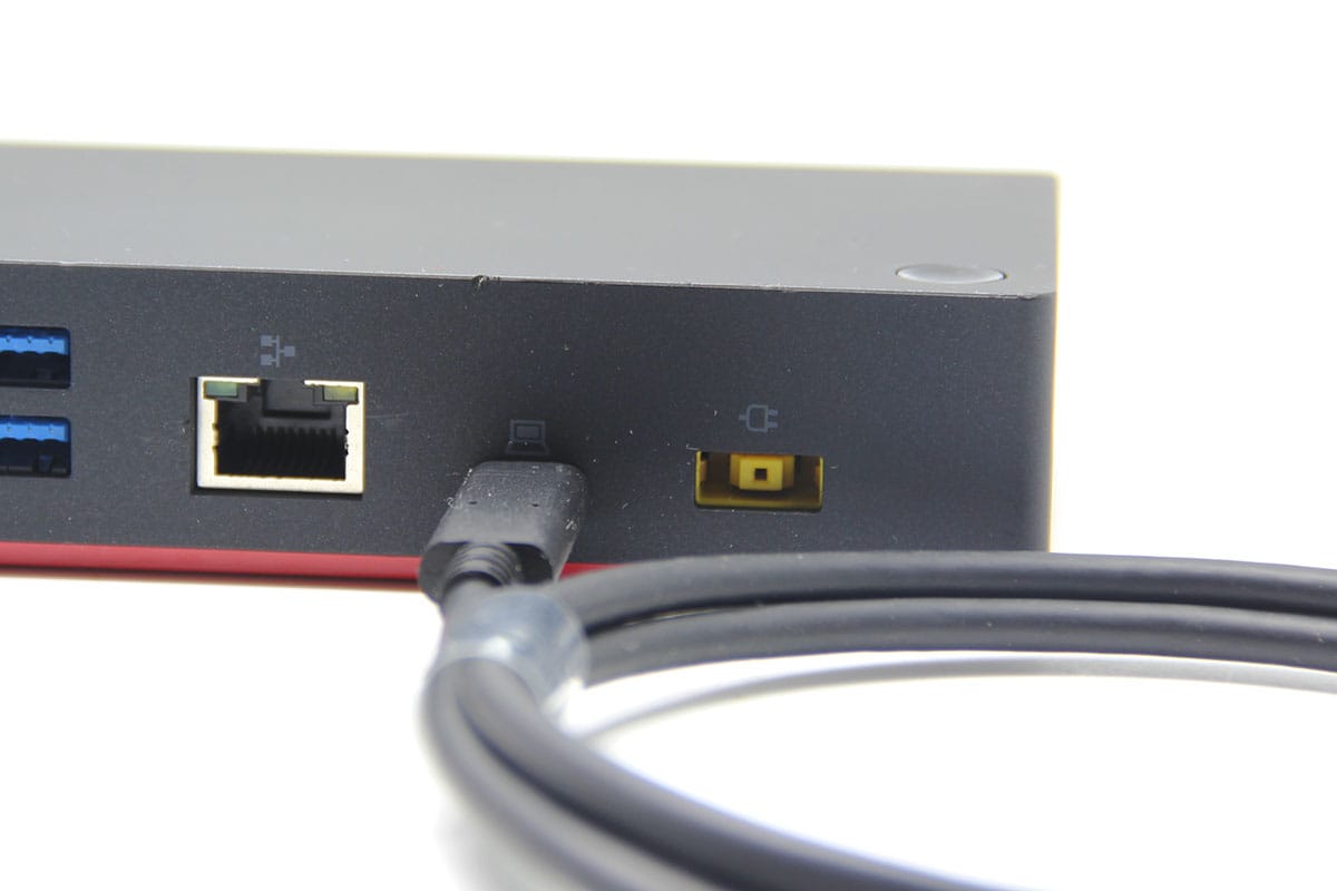 联想ThinkPad USB-C雷电3 Dock桌面型扩展坞WIN苹果系统接4K多屏 40AF Lenovo DUD9011D1
