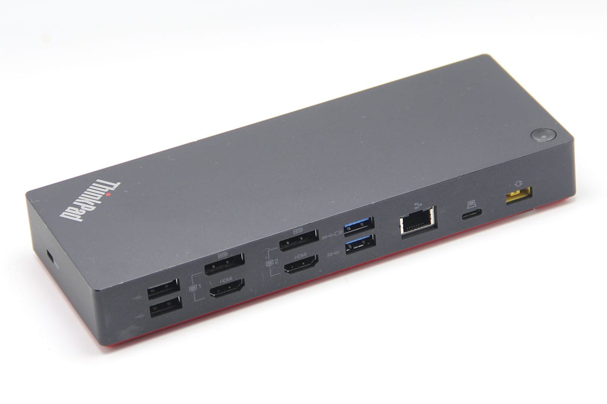 联想ThinkPad USB-C雷电3 Dock桌面型扩展坞WIN苹果系统接4K多屏 40AF Lenovo DUD9011D1