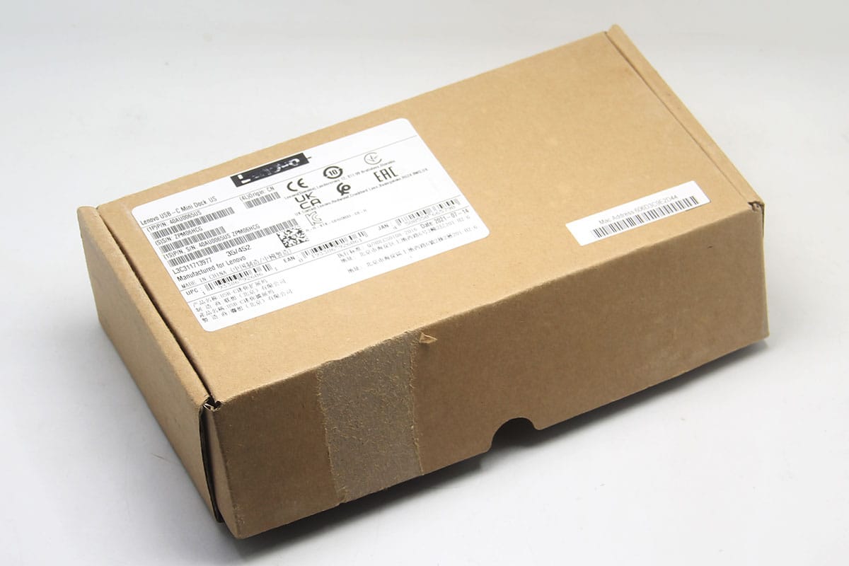 联想thinkplus USB-C扩展坞 USB-C MINI DOCK迷你扩展坞40AU0065