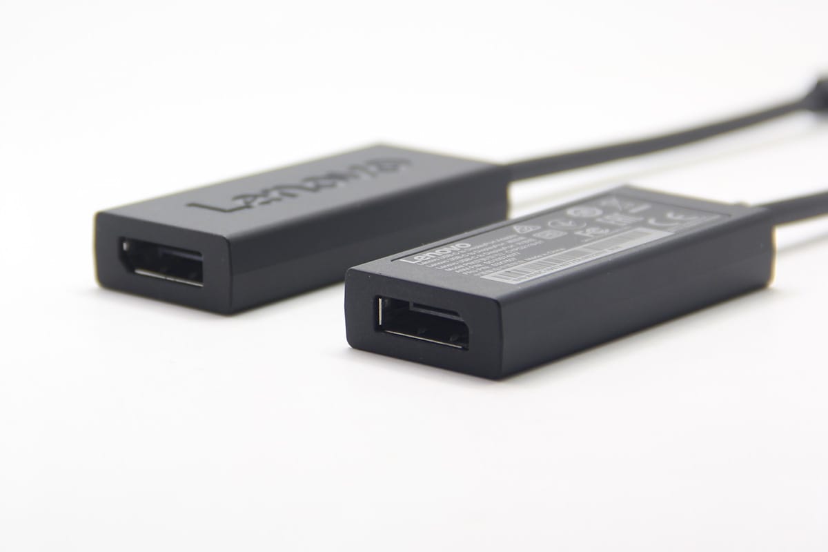 联想USB-C to DP雷电3全功能C转DP母口外接4k 60hz显示器手机iPad