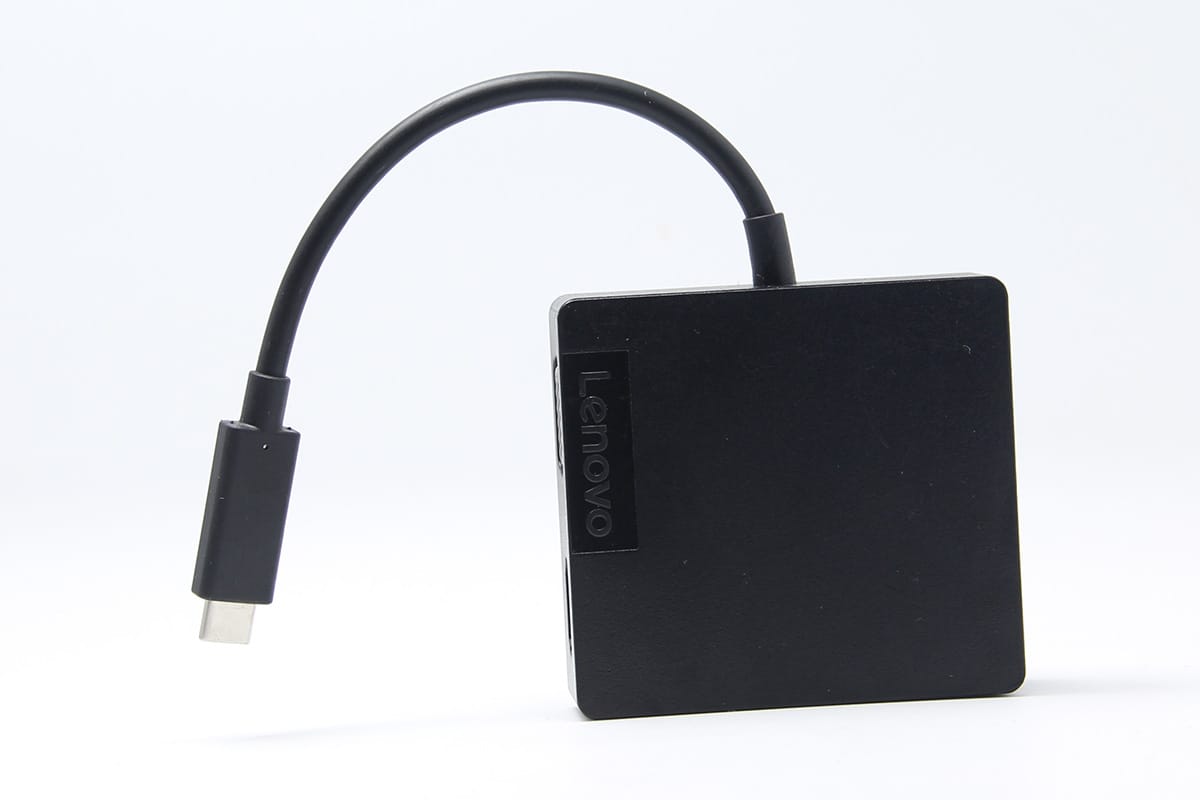 联想USB-C便携式端口扩展器travel hub 4X90M60793 USB转HDMI网口