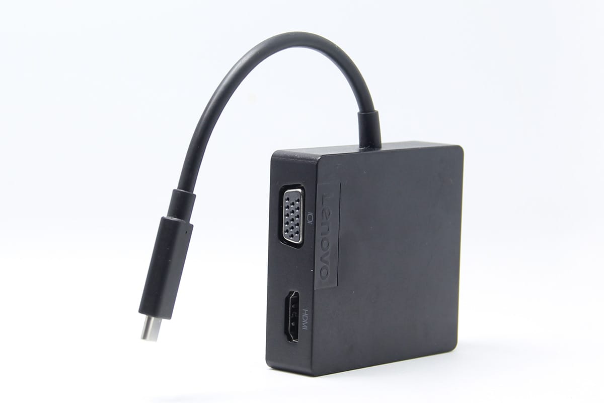 联想USB-C便携式端口扩展器travel hub 4X90M60793 USB转HDMI网口