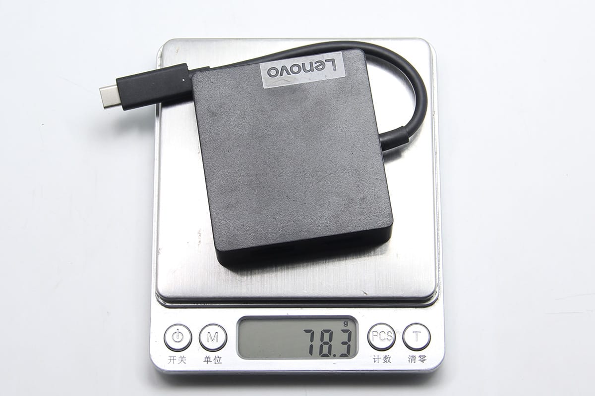 联想USB-C便携式端口扩展器travel hub 4X90M60793 USB转HDMI网口
