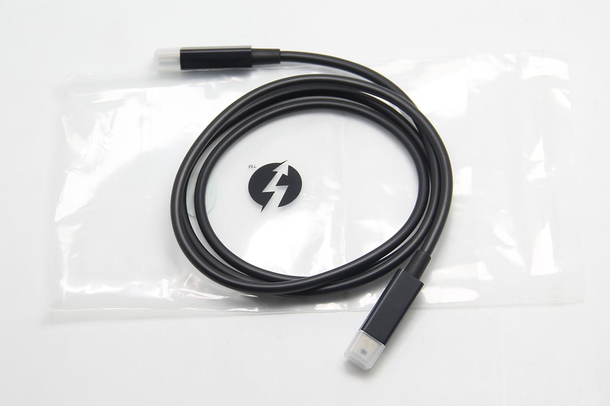 苹果1米雷电2数据线Thunderbolt2高速传输20G雷雳口雷电硬盘盒连接线