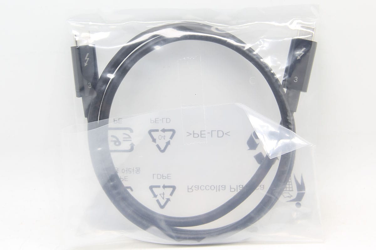 贝尔金 belkin 雷电3数据线0.8米100瓦PD满速40G带宽 5K/8K显示器信号线