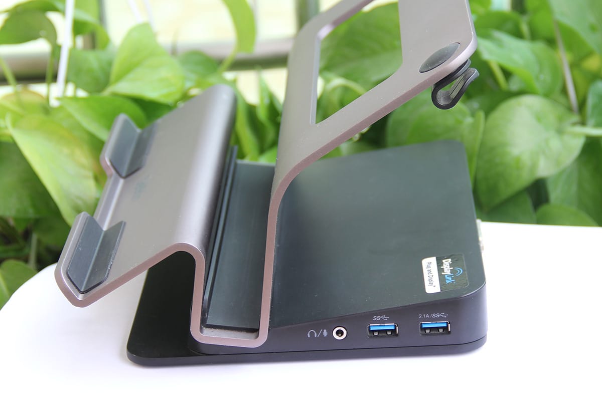 贝尔金Belkin B2B044-C00 USB3.0 Dual Video Docking Stand for Ultrabooks支架式扩展坞底座平板笔记本电脑外接多屏/USB/网卡/声卡