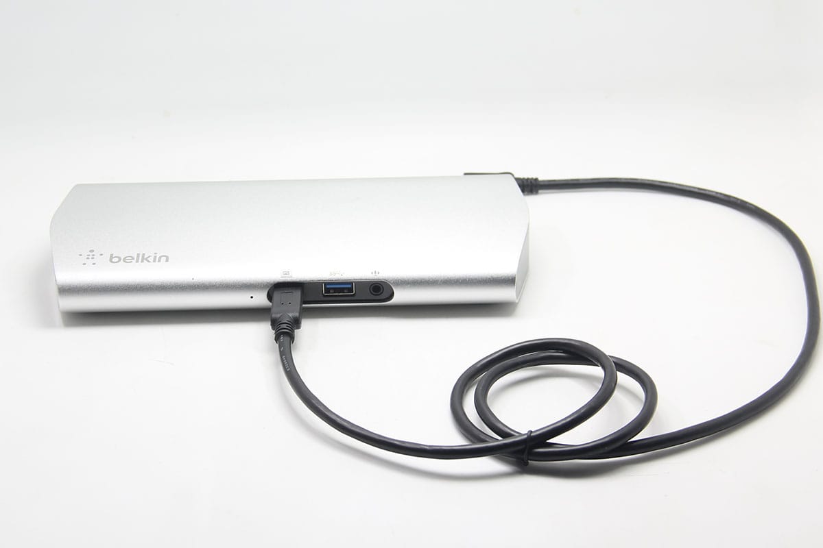 贝尔金belkin Express Dock HD F4U093 全功能C扩展坞PD 60瓦供电扩USB3.0 HDMI 耳机3.5mm 千兆网卡 贝尔金belkin Express Dock HD F4U093 全功能C扩展坞PD 60瓦供电扩USB3.0 HDMI 耳机3.5mm 千兆网卡
