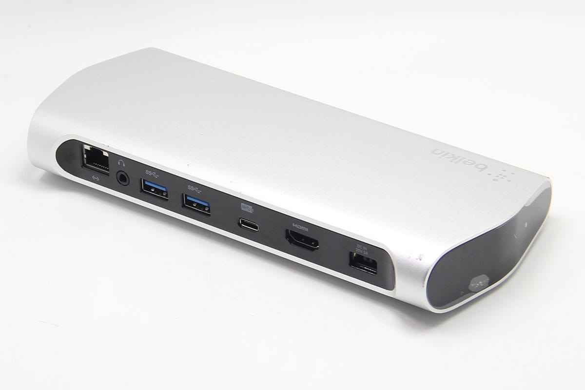贝尔金belkin Express Dock HD F4U093 全功能C扩展坞PD 60瓦供电扩USB3.0 HDMI 耳机3.5mm 千兆网卡 贝尔金belkin Express Dock HD F4U093 全功能C扩展坞PD 60瓦供电扩USB3.0 HDMI 耳机3.5mm 千兆网卡