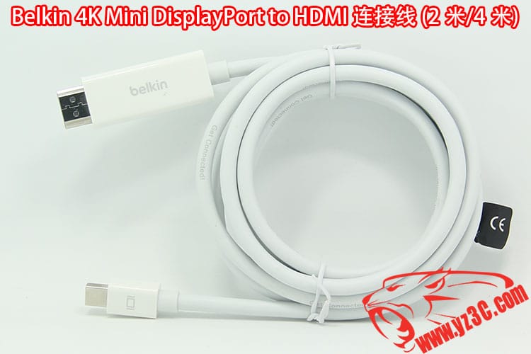贝尔金苹果MAC电脑迷你Displayport to HDMI 高清4K连接线3D 2米 F2CD077yw2M-APL UPC 或 EAN 编号 : 745883701995