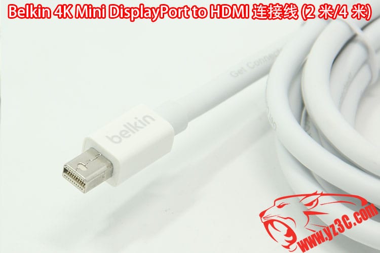 贝尔金苹果MAC电脑迷你Displayport to HDMI 高清4K连接线3D 2米 F2CD077yw2M-APL UPC 或 EAN 编号 : 745883701995