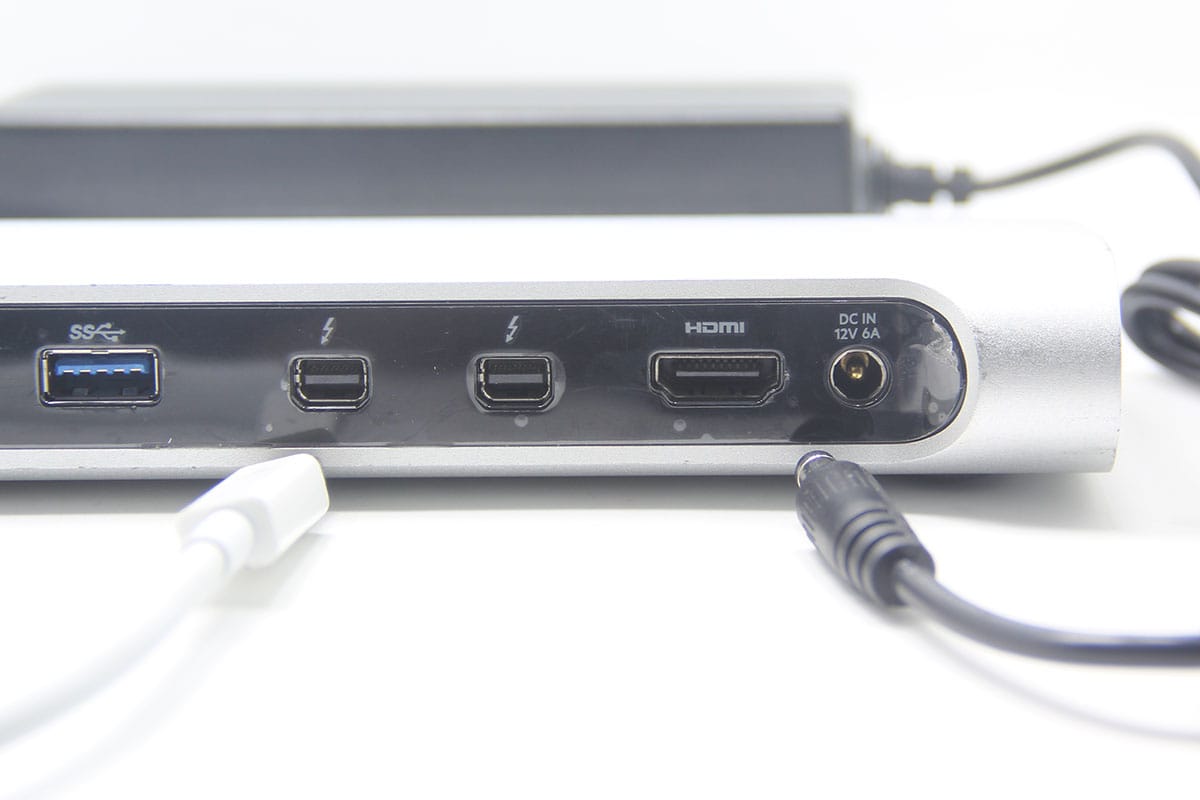 贝尔金雷电2 F4U085 扩展坞适用于老款的Macbookpro笔记本电脑外扩显示器USB3.0接口千兆网卡