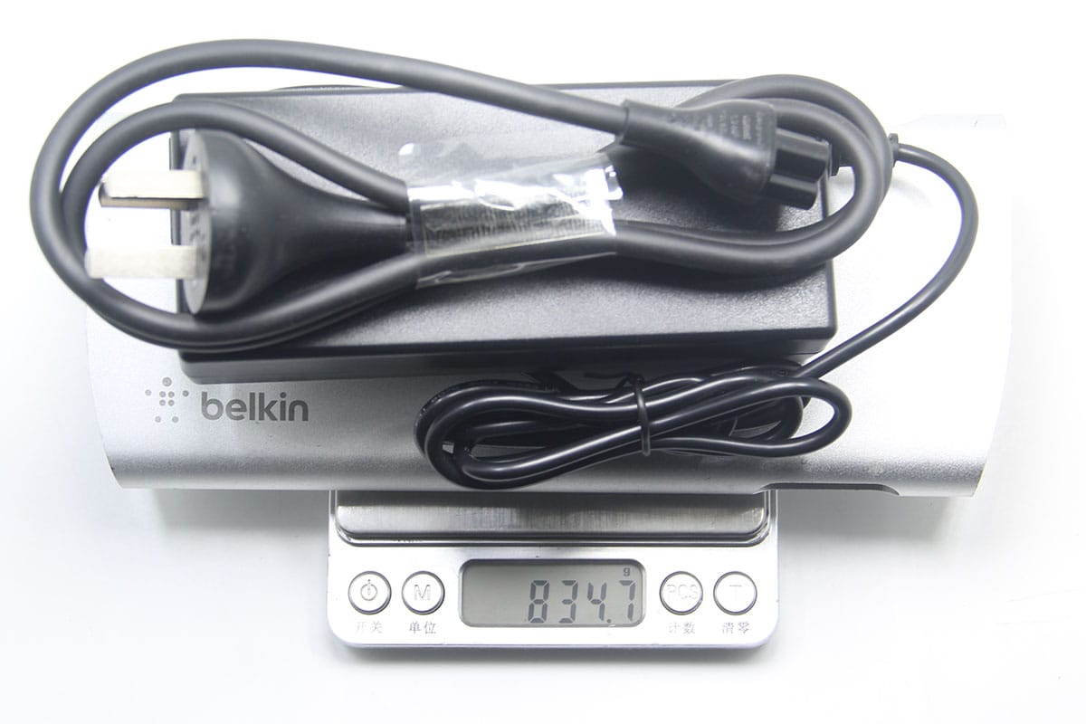 贝尔金雷电2 F4U085 扩展坞适用于老款的Macbookpro笔记本电脑外扩显示器USB3.0接口千兆网卡