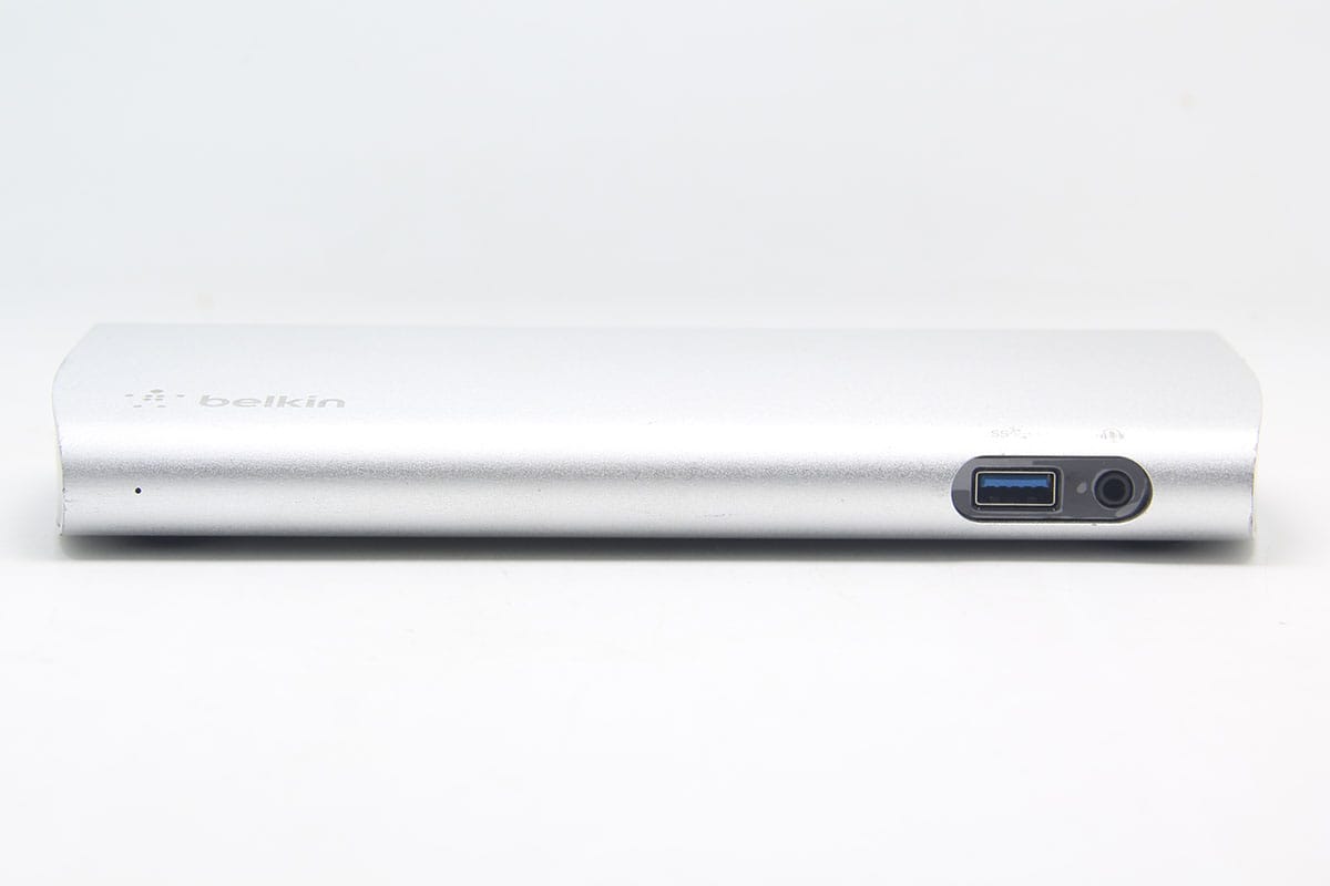 贝尔金雷电2 F4U085 扩展坞适用于老款的Macbookpro笔记本电脑外扩显示器USB3.0接口千兆网卡