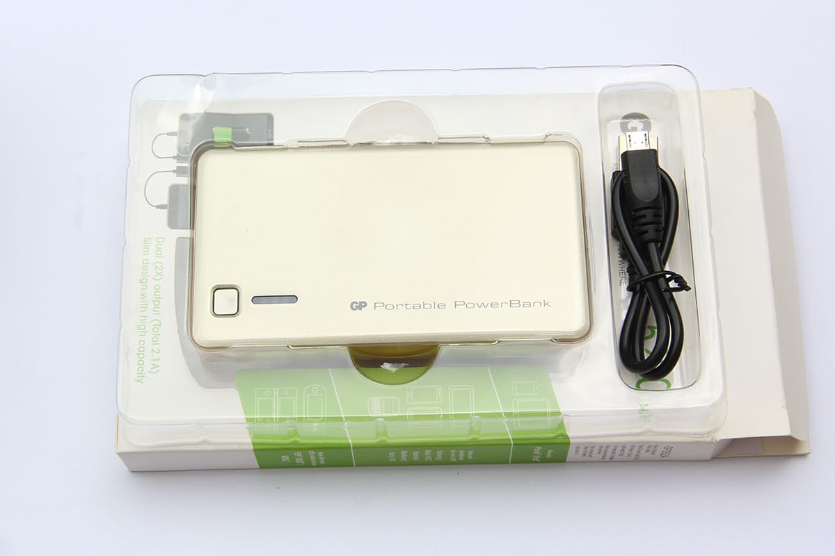 超霸GP充电宝Power Bank 5200mAh移动电源 GP352A GPACCX352009 GPGP352AGE-2B1