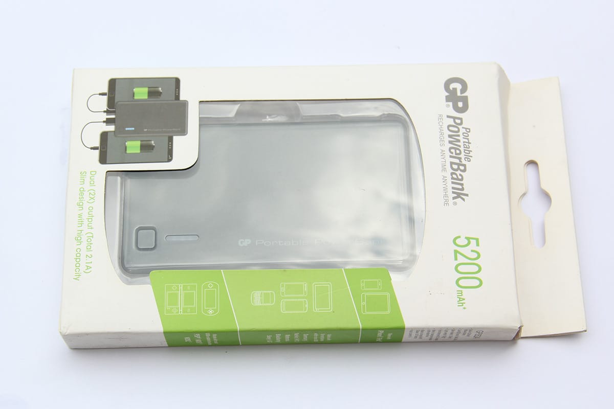超霸GP充电宝Power Bank 5200mAh移动电源 GP352A GPACCX352009 GPGP352AGE-2B1