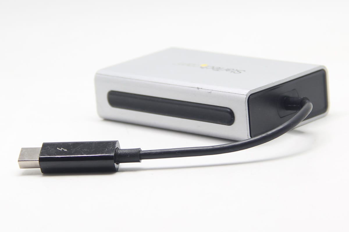 雷电2转USB3.0 千兆网卡TB2USB3GE TB2USB3ES esata 便携式转换器老款Mac电脑外扩接口 Thunderbolt 转千兆以太网加 USB 3.0 - Thunderbolt 适配器 为配备 Thunderbolt™ 的 MacBook® 或 Ultrabook™ 添加一个千兆以太网端口和一个 USB 3.0 集线器端口