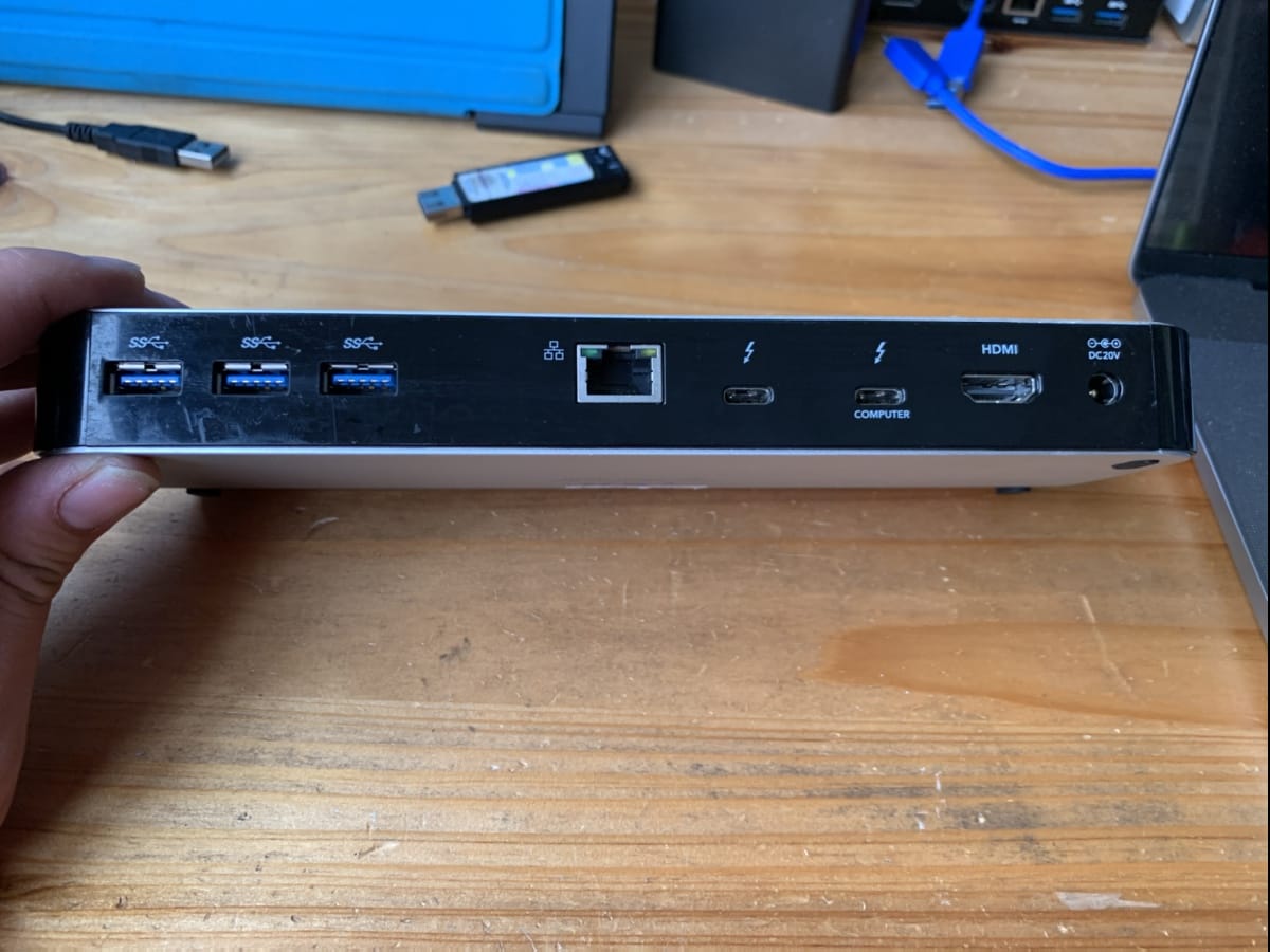 ECHO 11 thunderbolt 3 dock 85瓦pd供电 USB3.0 SD卡 网卡 双4k 60hz HDMI
