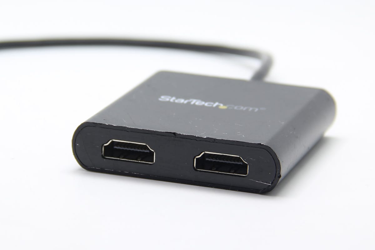 MST显示集线器USB-C 雷电3外接2个HDMI 4k分辨率 笔记本外接多屏2-port USB-C to HDMI MST Hub - 4K 30Hz MST显示集线器USB-C 雷电3外接2个HDMI 4k分辨率 笔记本外接多屏2-port USB-C to HDMI MST Hub - 4K 30Hz