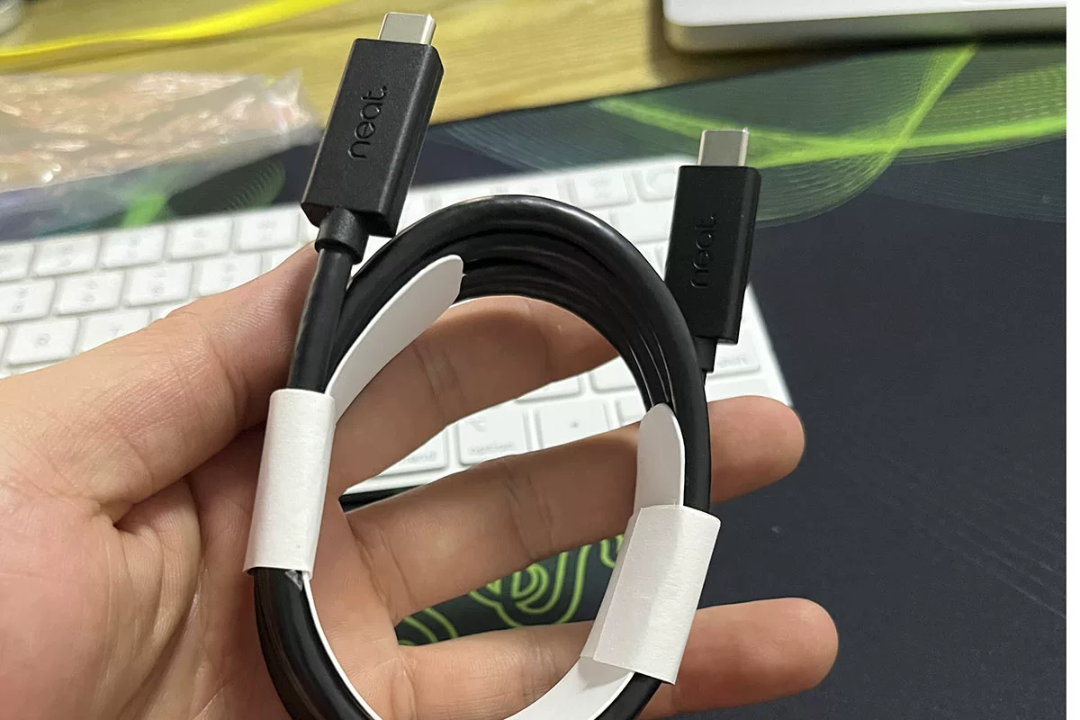 neat.全功能C数据线5A 100瓦 20G半速雷电 充电 显示器视频 数据传输线 neat.全功能C数据线5A 100瓦 20G半速雷电 充电 显示器视频 数据传输线